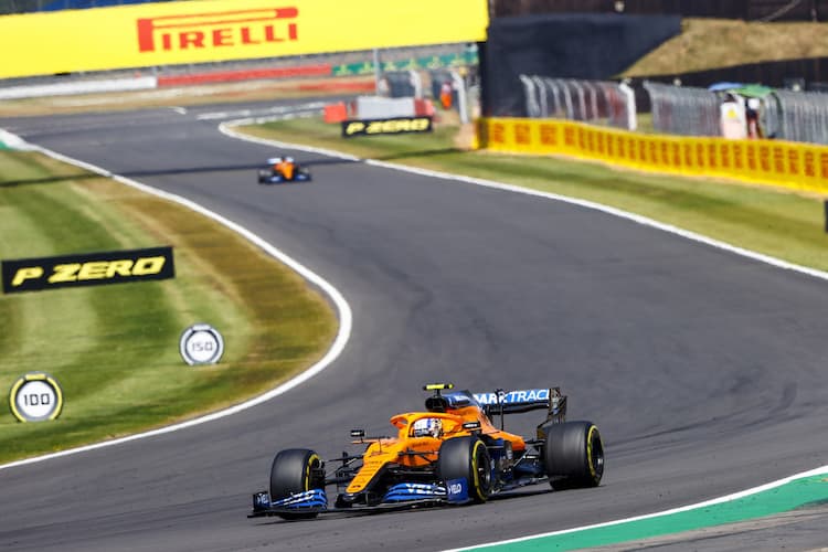 Lando Norris 2020 in Silverstone
