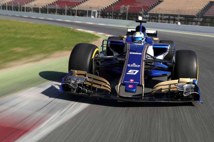 Der 2017er Sauber mit Ferrari-Getriebe