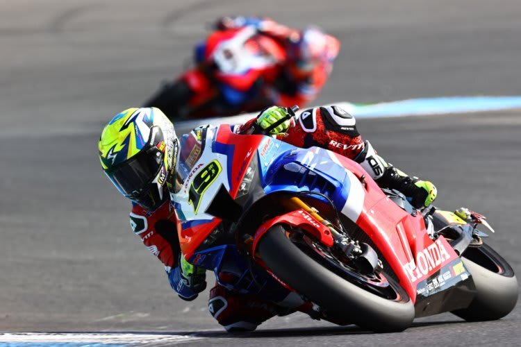 Alvaro Bautista und Leon Haslam
