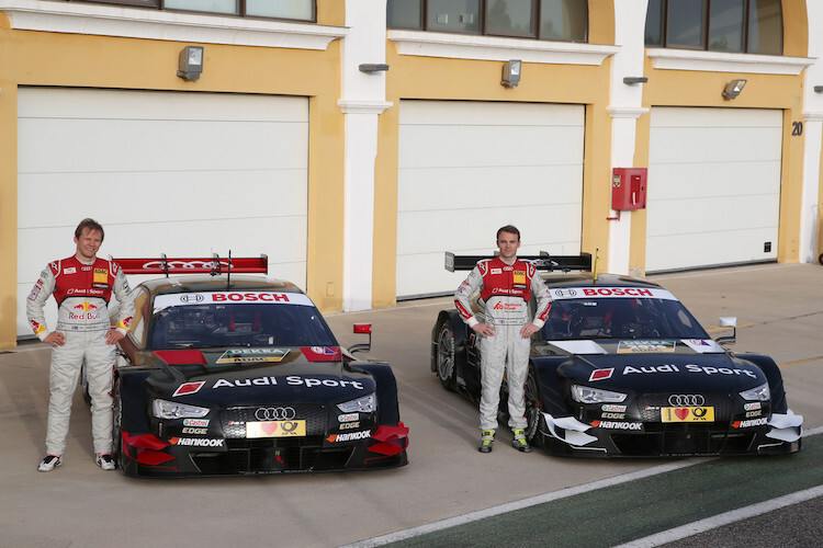 Mattias Ekström und Jamie Green (re.)