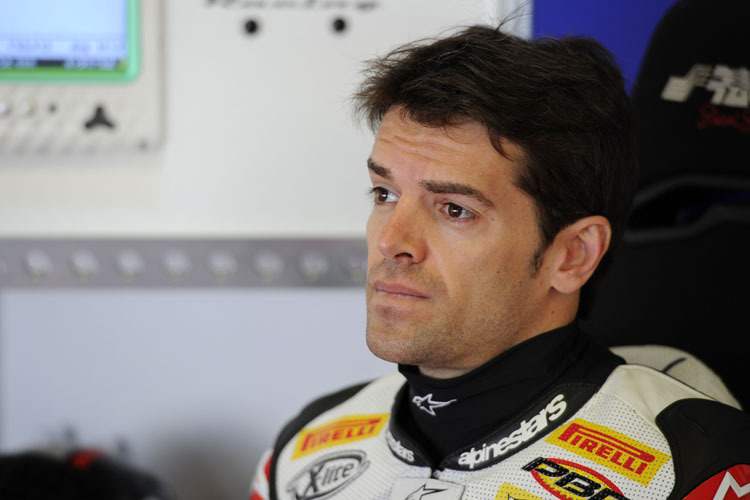 Carlos Checa behagte das Wetter überhaupt nicht