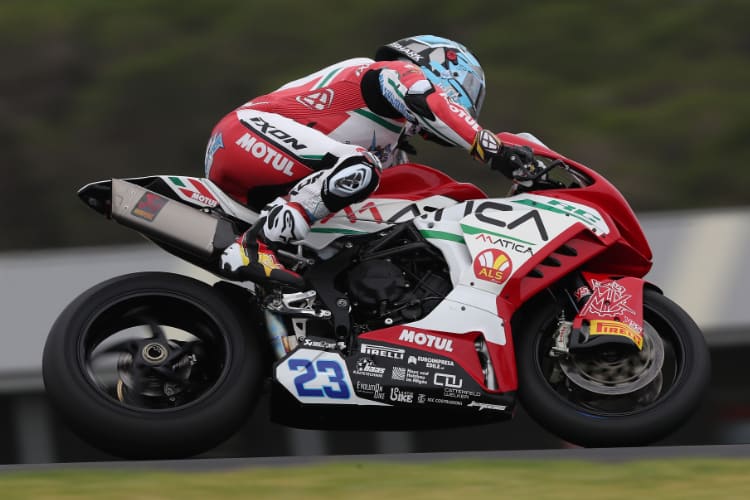 Marcel Schrötter fuhr beim Saisonstart in Australien das Bike von 2023