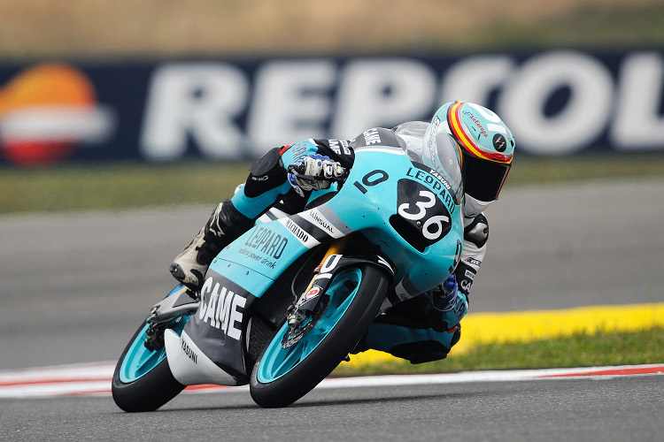 Auch das Team von Portimão-Sieger Joan Mir fährt 2015 in Leopard-Farben, wie das Kiefer-Team in der Moto3-WM