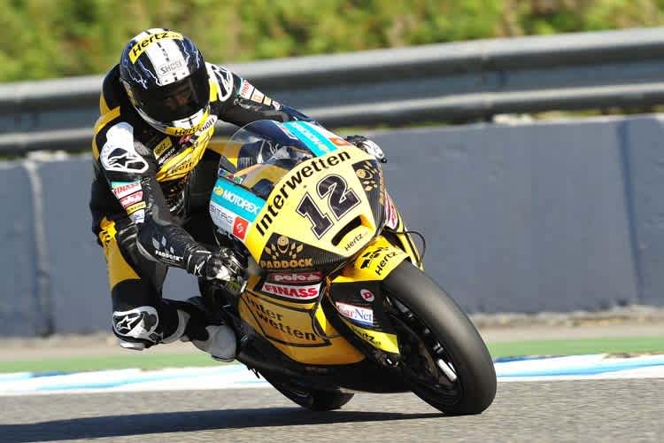 Tom Lüthi: Der Schweizer umkreist den Circuito de Jerez wie ein Uhrwerk