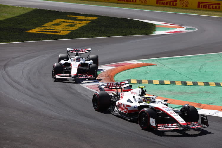 Mick Schumacher vor Kevin Magnussen