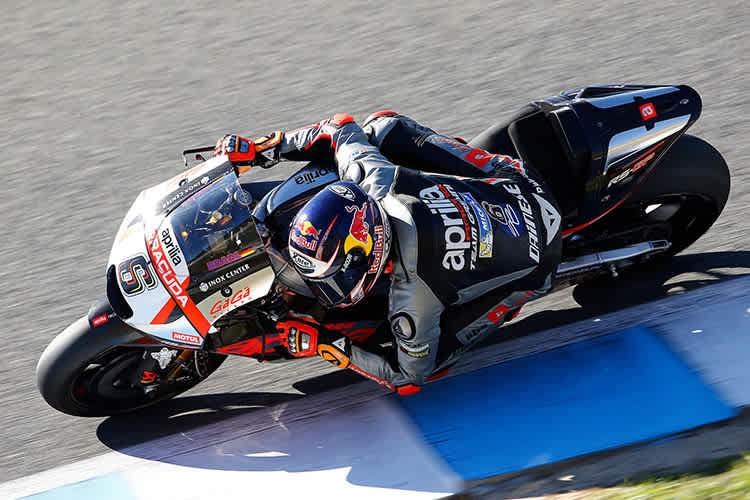 Stefan Bradl auf der Aprilia RS-GP in Jerez