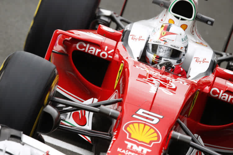 Sebastian Vettel im Ferrari
