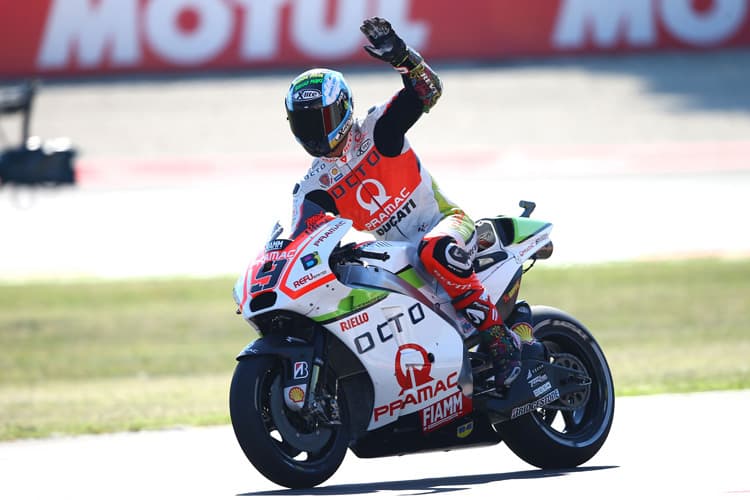 Danilo Petrucci jubelte über Rang 6 in Misano