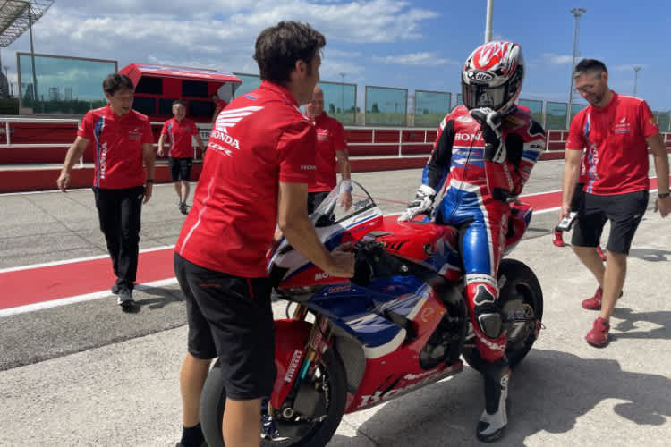 Noch ist die Honda Fireblade nicht siegfähig