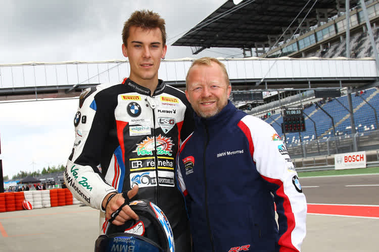 Ein gutes Team: Markus Reiterberger (li.) mit Teamchef Werner Daemen