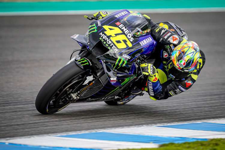 Valentino Rossi auf dem Prototypen der M1 für die MotoGP-Saison 2020