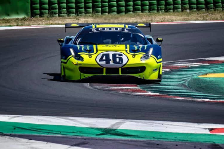 Valentino Rossi im Ferrari