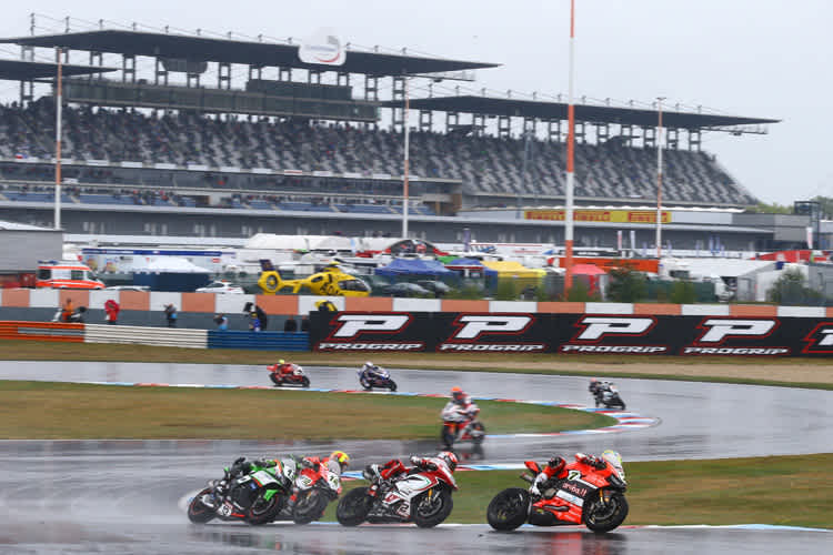 Im Regen ist der Lausitzring eine besondere Herausforderung