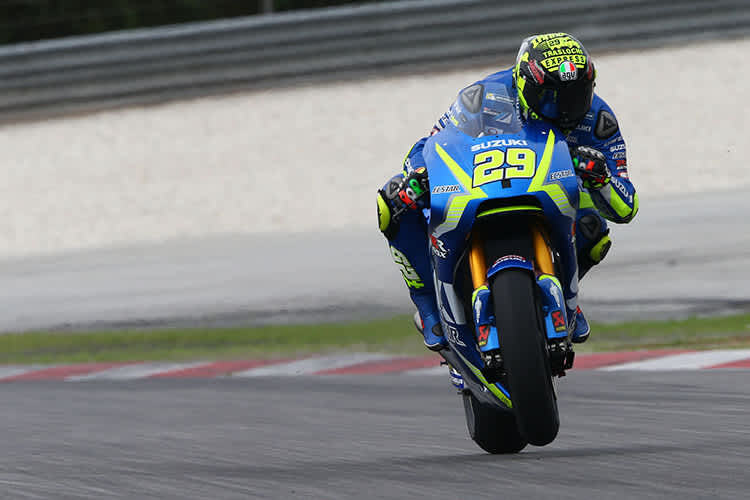 Andrea Iannone auf der Suzuki GSX-RR