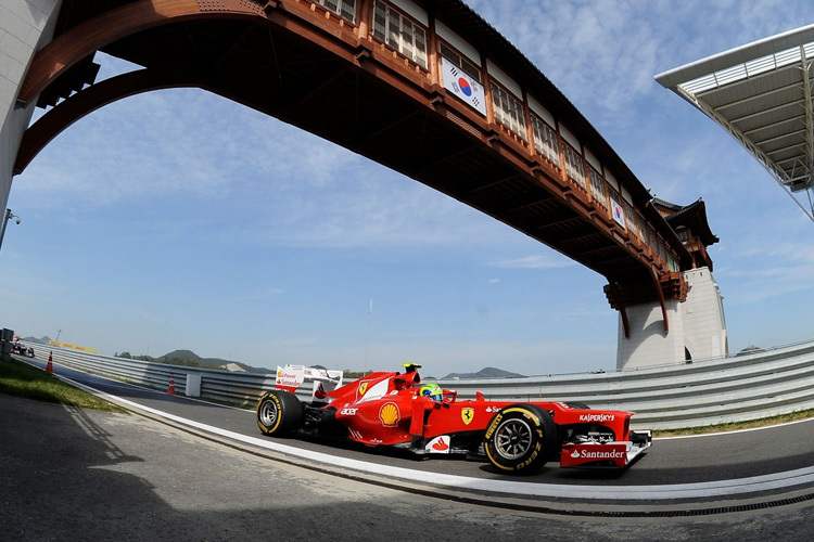 Felipe Massa vor einem Jahr in Südkorea: Starker Vierter