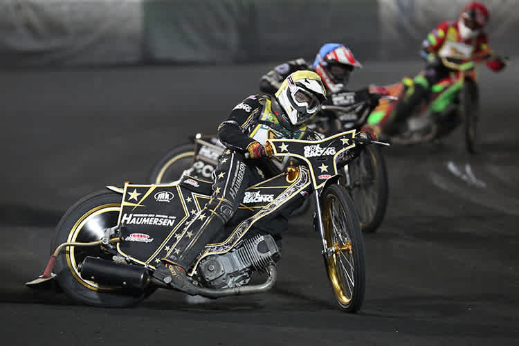 Norick Blödorn (vorne) fährt außer Konkurrenz