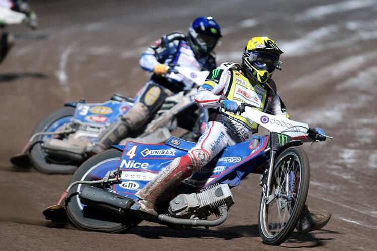 Ein Bild von 2013: Tomasz Gollob vor Greg Hancock