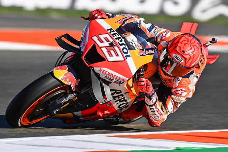 Marc Márquez beim Valencia-GP: Er ist kein Freund der neuesten Entwicklungen