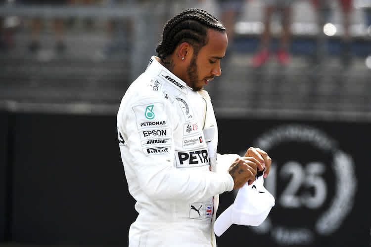 Lewis Hamilton in Hockenheim