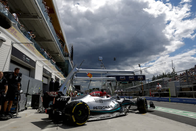 George Russell: «Es gibt auch ein paar Jungs, wie etwa Fernando Alonso und Sebastian Vettel, die sehr stark aussehen»