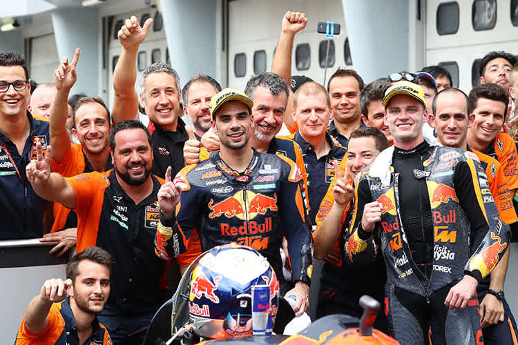 2018 setzt KTM große Hoffnung in Miguel Oliveira und Brad Binder