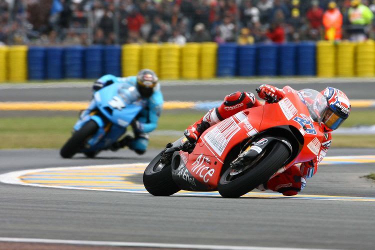 Casey Stoner auf Ducati