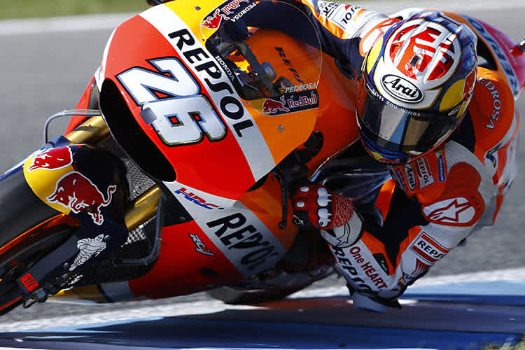 Dani Pedrosa auf der Honda RC213V mit Michelin-Reifen