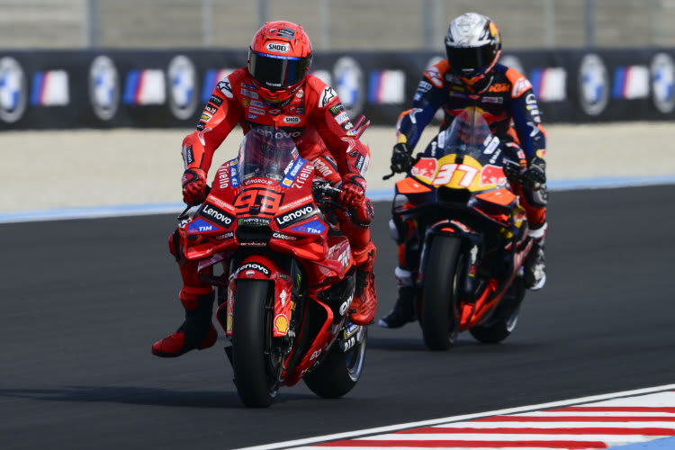 Marc Marquez vor Pedro Acosta