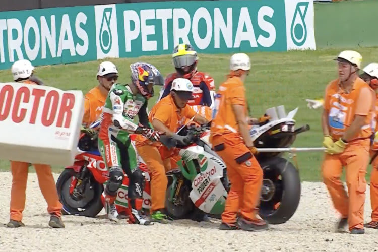 Johann Zarco konnte weiterfahren