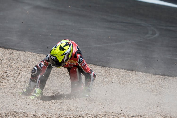 Bautista stürzte früh