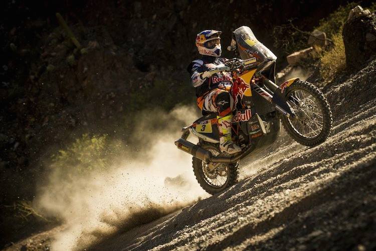 Toby Price fuhr eine fantastische achte Etappe – bleibt der KTM-Pilot bis zum Schluss vorn?