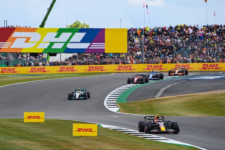 Die Formel 1 fährt in Silverstone