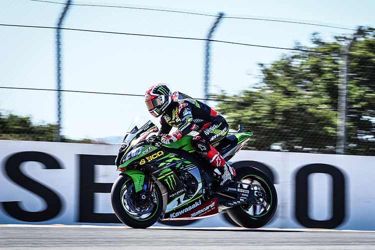 Jonathan Rea in Laguna Seca