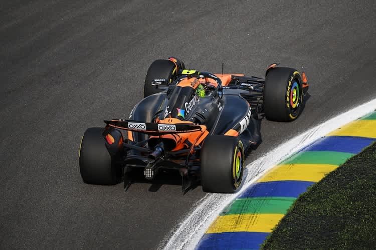Lando Norris sicherte sich in Brasilien die Sprint-Pole