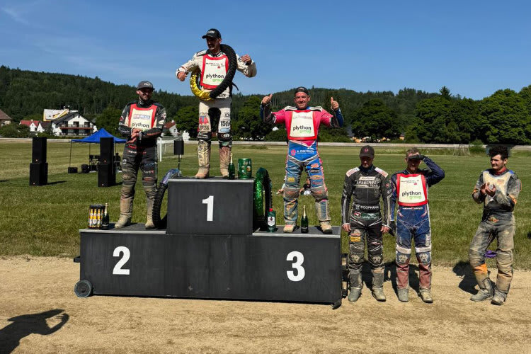 Das Podium in Marienbad (v.l.): Daniel Spiller, Andrew Appleton und Stephan Katt