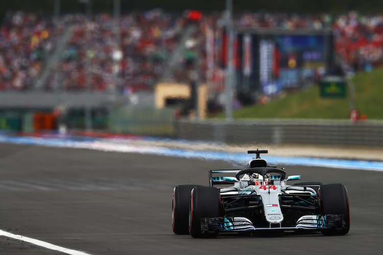 Lewis Hamilton holte sich in Frankreich die 75. Pole seiner GP-Karriere 