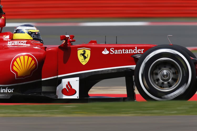 Pedro de la Rosa beim Silverstone-Test
