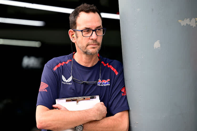 HRC-Berater Alex Baumgärtel am Dienstag in Sepang