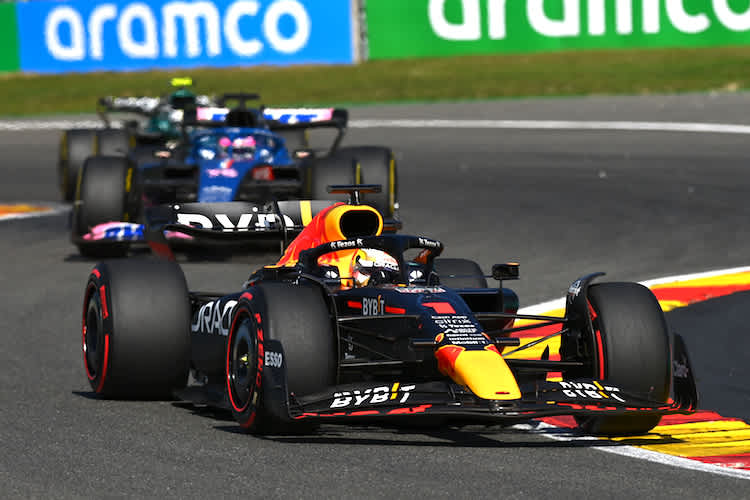 Max Verstappen beim Grossen Preis von Belgien 2022