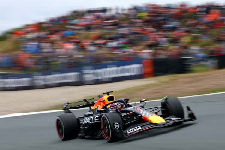Max Verstappen in Zandvoort
