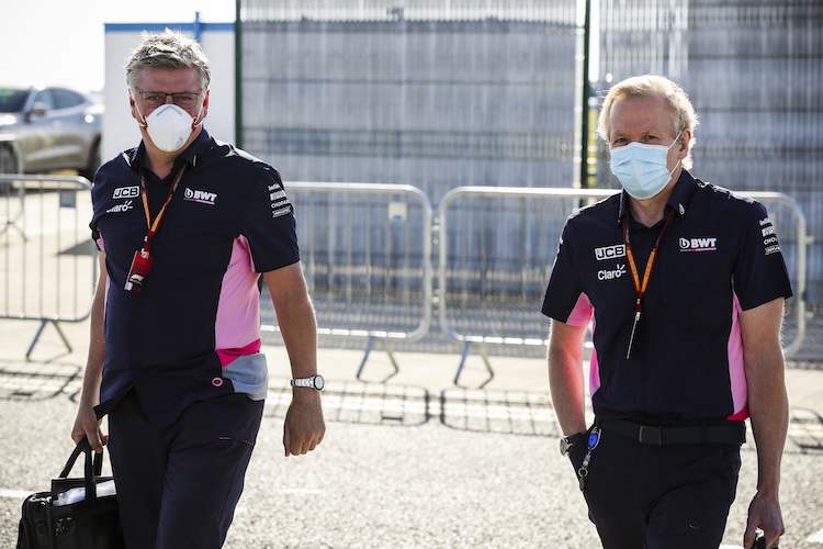 Racing Point-Teamchef Otmar Szafnauer und Technikchef Andy Green