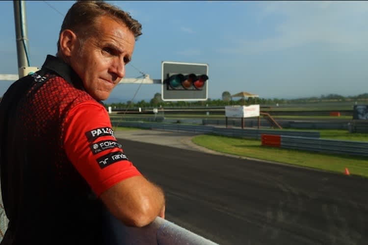 Mit Blick auf die Strecke «Tazio Nuvolari»: Roberto Locatelli