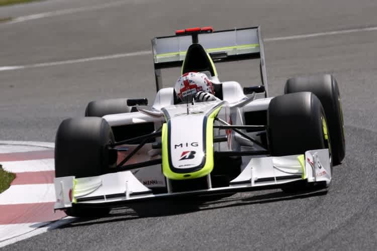 Jenson Button auf heimischem Boden