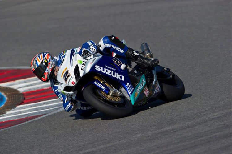Leon Camier beim Test in Portimao