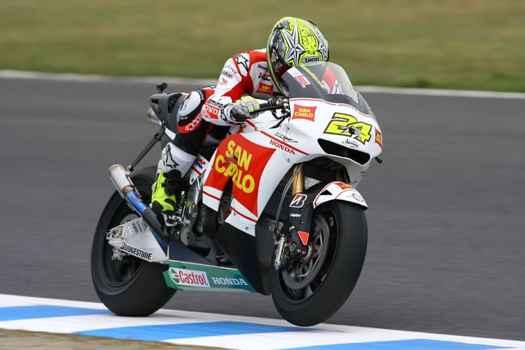 Toni Elias in Motegi