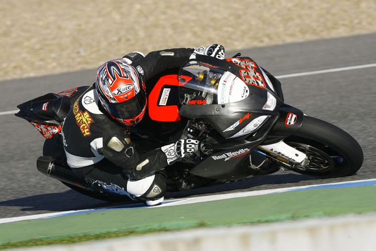 Michel Fabrizio auf der Aprilia RSV4