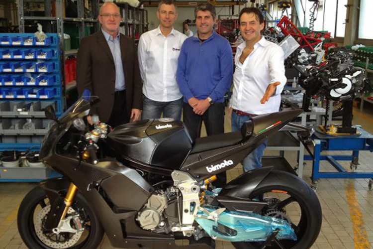 Beim Besuch in der Bimota-Fabrik
