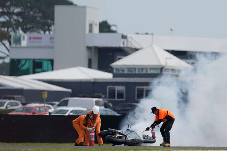 Die Honda von Takumi Takahashi musste gelöscht werden