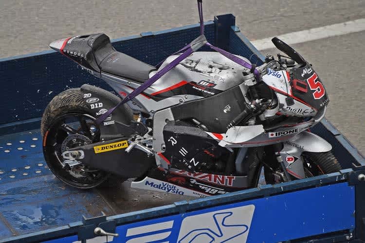 Zarcos Kalex musste leiden