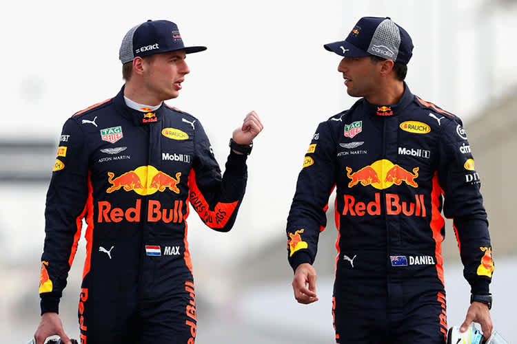 Max Verstappen und Daniel Ricciardo